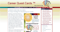 Desktop Screenshot of careerquestcards.com