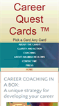 Mobile Screenshot of careerquestcards.com